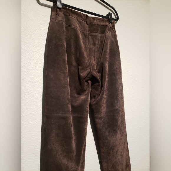 Suede Eddie Bauer Straight Leg Pants - Picture 2 of 3